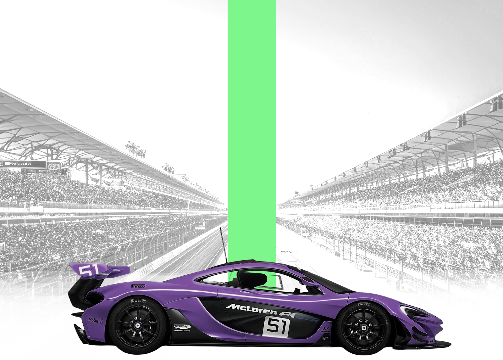Fundo com carro roxo 15