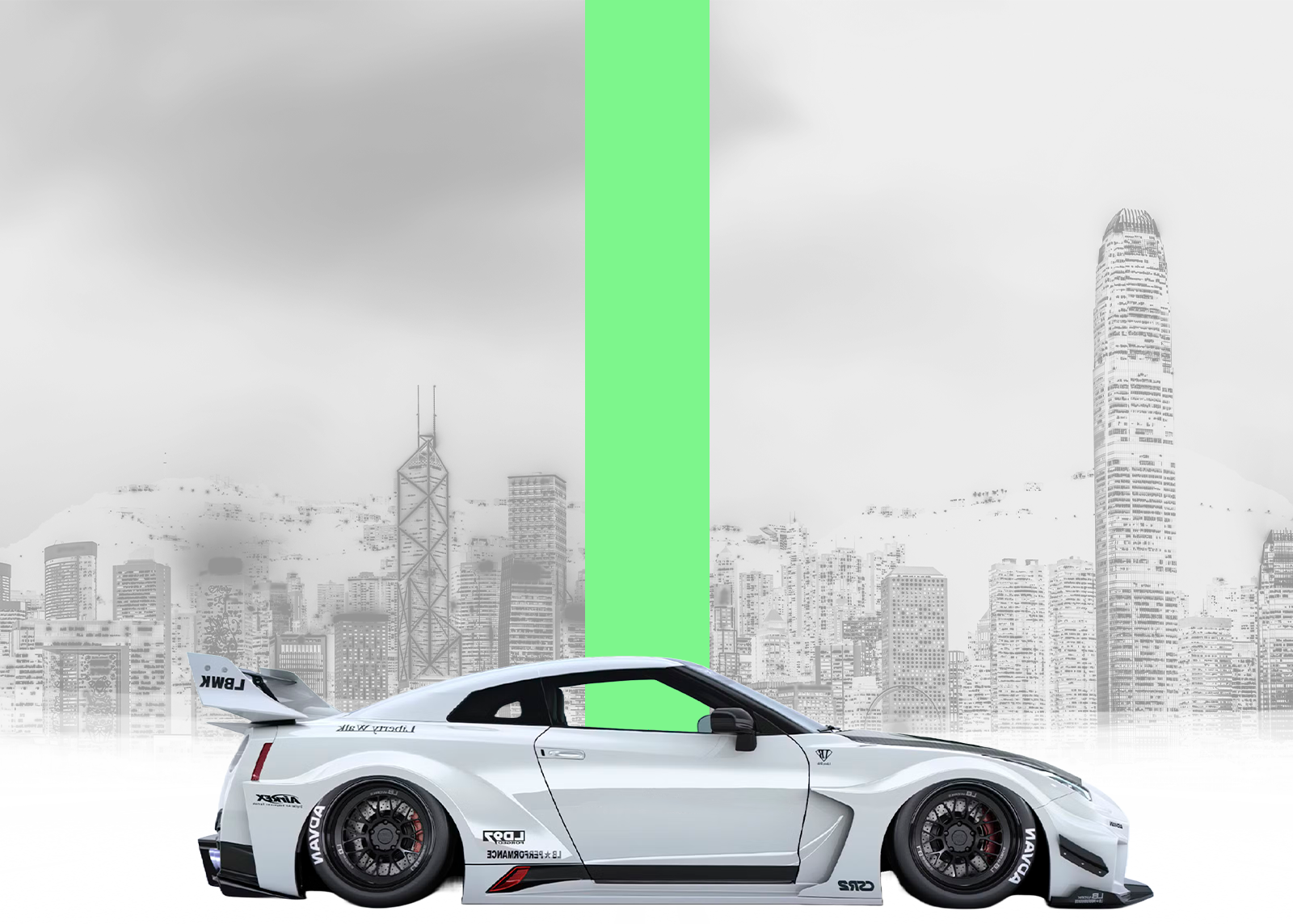 Fundos com carro tuner